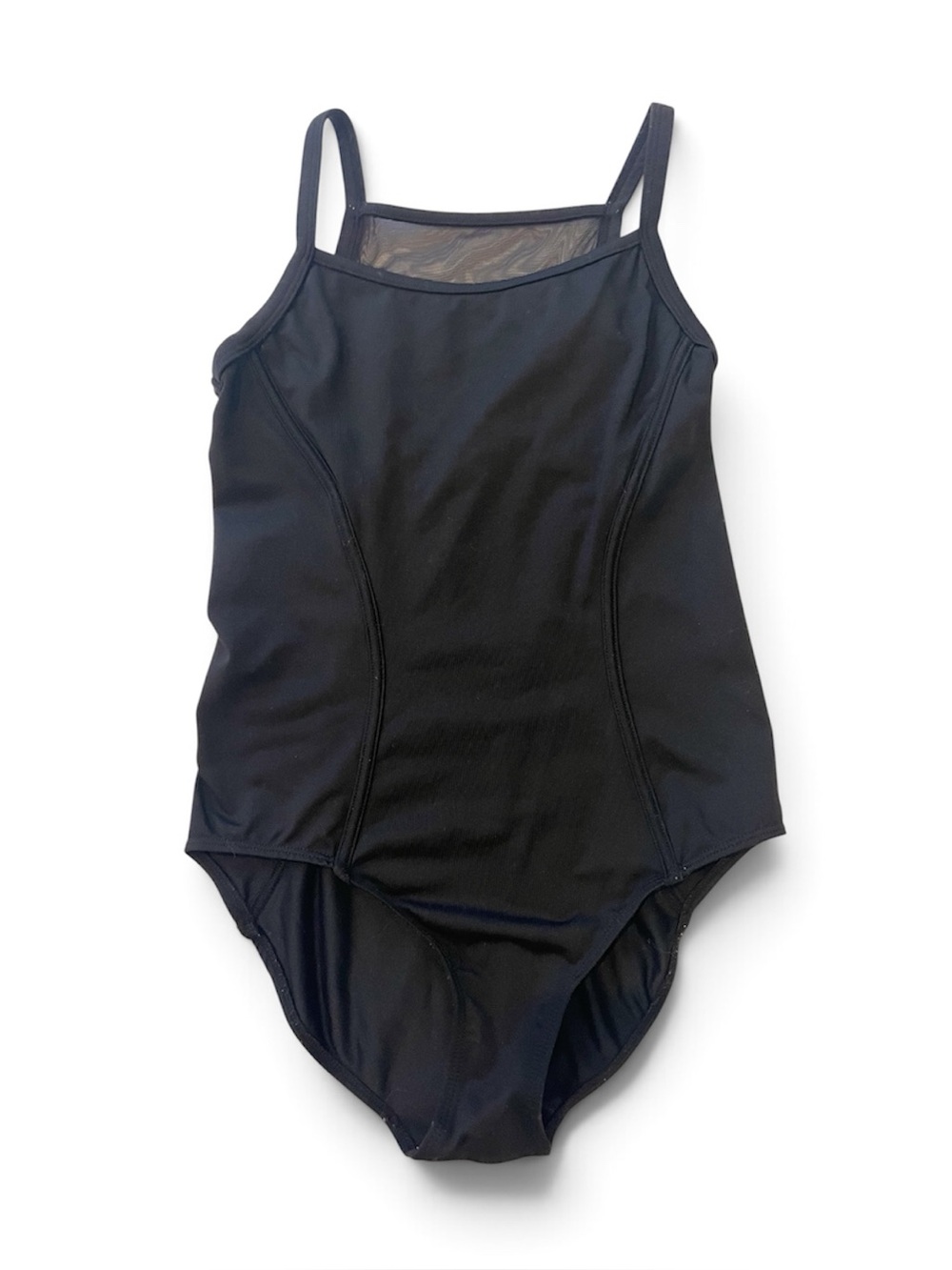 BLOCH Mesh Back Black Leotard {C12}